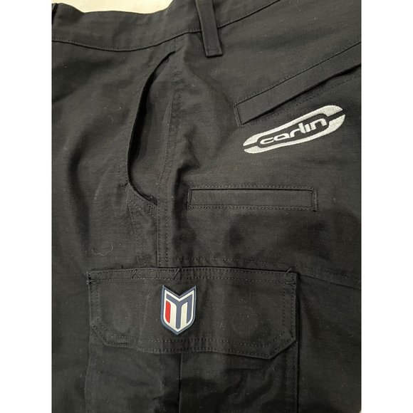 Marwin Sports Motorsport Performance Cargo Shorts 34  7 Pockets Black - Picture 5 of 11